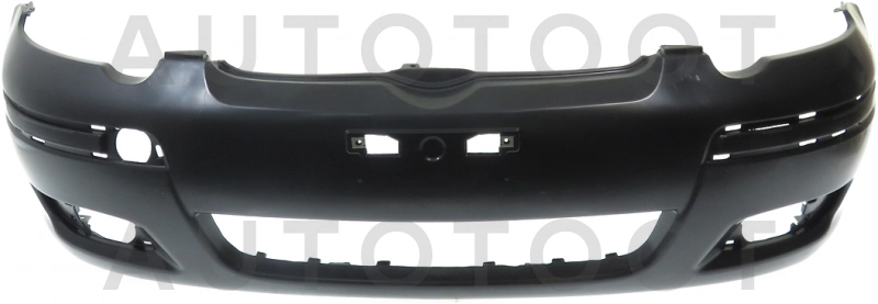 Бампер передний (с отверстиями под противотуманки, под молдинги, под крюк) -TOY07YA006T Eurobump для TOYOTA YARIS, TOYOTA VITZ