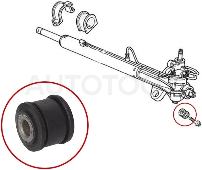 Сайлентблок рулевой рейки Honda Lagreat 99-04 / Odyssey 98-04 - Артикул ST53685S0XA01B - Производитель Sat - Фото, Отзывы, Цены