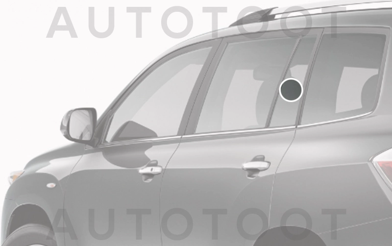Стекло форточки (уголок) задней левой двери -  для TOYOTA HIGHLANDER