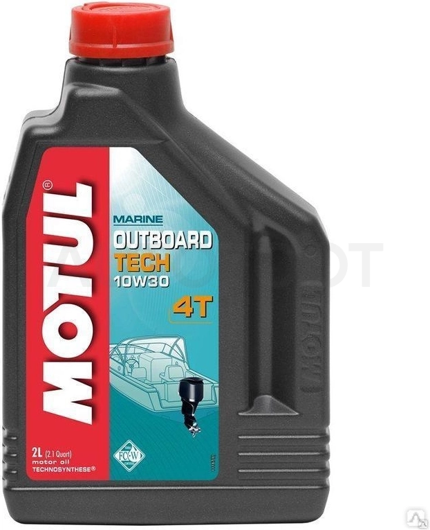 10W-30 масло четырехтактное Motul Outboard Tech 4T 1л.
