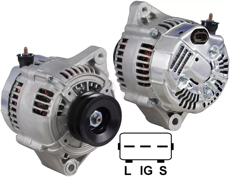 Генератор TOYOTA LAND CRUISER 100 4,2 1HDFTE 98- 12V 120A