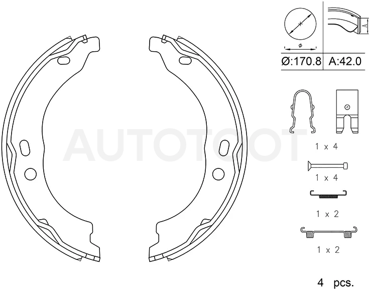 Колодки тормозные барабанные (Сзади) Peugeot Boxer 06- / Citroen Jumper 06-14 - Артикул ST77364023 - Производитель Sat - Фото, Отзывы, Цены