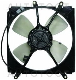 Диффузор радиатора охлаждения (рамка+мотор+вентилятор) -  для TOYOTA RAV4