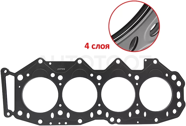 Прокладка ГБЦ MAZDA PROCEED/TITAN/BONGO FRENDI 97-/MPV 95- 2,5 DIESEL WL-T 95