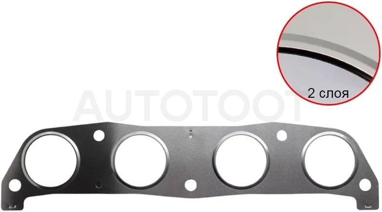 Прокладка выпускного коллектора TOYOTA COROLLA/ALLION 1ZZ-FE 00