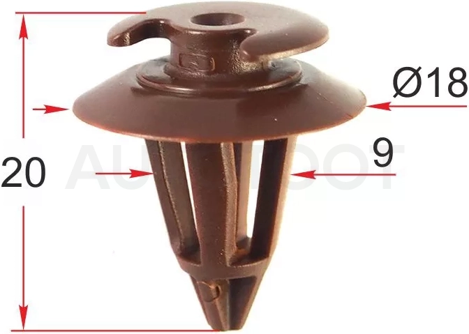 Клипса обшивки кузова VAG (Продажа по 10шт)