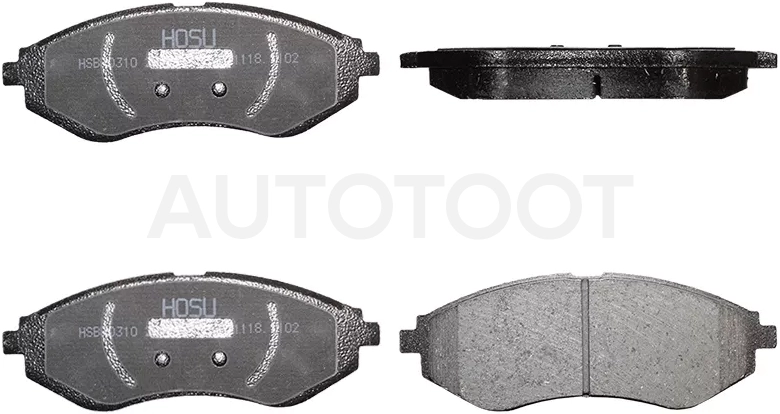 Колодки тормозные (Спереди) Chevrolet Aveo 02-15 / Daewoo Kalos 02-08 / LADA Kalina 13-18
