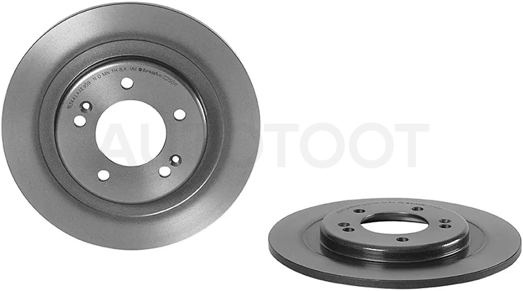 Диск тормозной (Сзади) Kia Ceed 12-18 / Hyundai i30 11-17