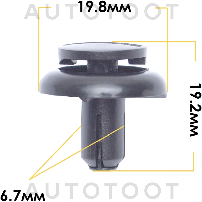 Клипса 90467-07150 -KJ1122 Masuma для TOYOTA MARK 2, TOYOTA KLUGER, TOYOTA HIGHLANDER, TOYOTA HARRIER, TOYOTA CRESTA, TOYOTA CHASER, LEXUS RX300, LEXUS RX330, LEXUS RX350