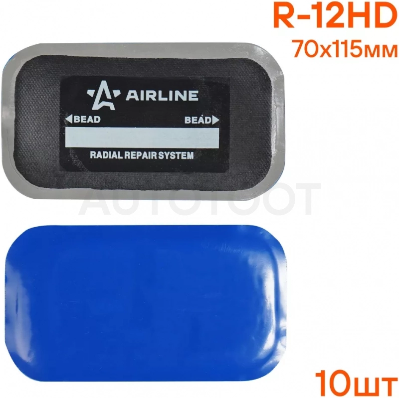 Пластырь кордовый, радиальный R-12HD (70*115 мм) - Артикул ATRK67 - Производитель Airline - Фото, Отзывы, Цены