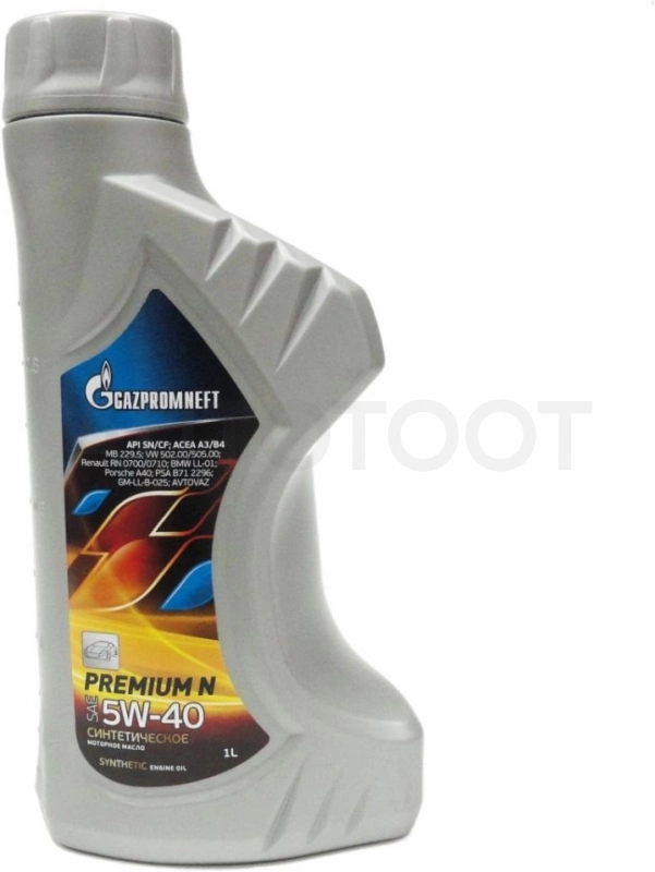 Масло моторное синтетическое 5W-40 Gazpromneft Premium N 1л - Артикул 2389900143 - Производитель Gazpromneft - Фото, Отзывы, Цены