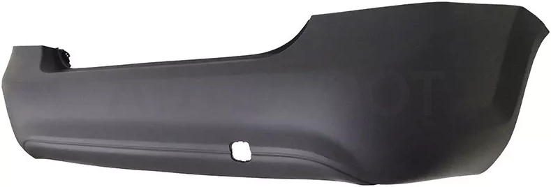 Бампер задний Ford Focus 07-11 (С отверстием под крюк/ 4D SED)