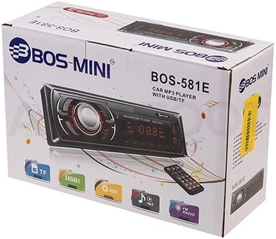 BOS-MINI Автомагнитола BOS-MINI -581 Е - Артикул BOSMINI581 - Производитель BOS-MINI - Фото, Отзывы, Цены
