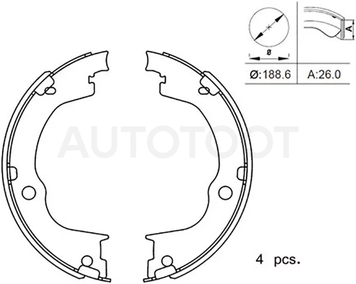 Колодки тормозные барабанные Chevrolet Captiva 06-15 / Opel Antara 06-15 - Артикул ST280079 - Производитель Sat - Фото, Отзывы, Цены