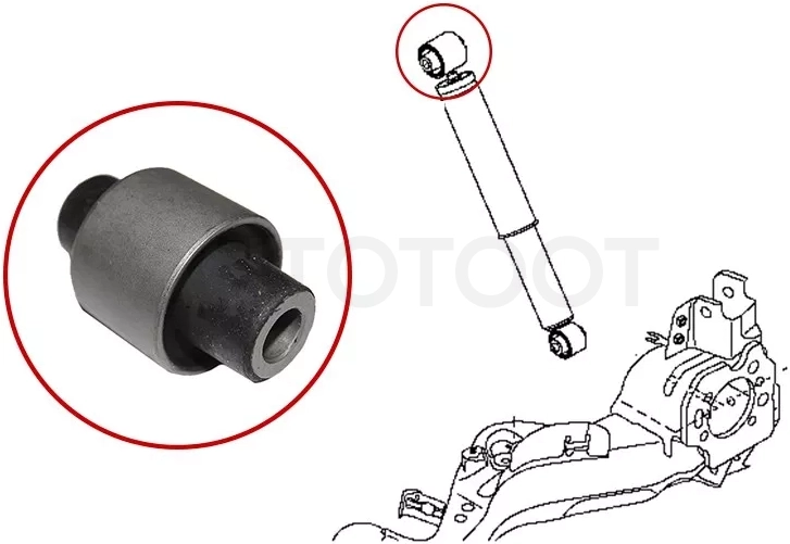 Сайлентблок Nissan Qashqai 06-13 / X-Trail 07-15 / Qashqai+2 08-14 / Renault Koleos 08-16