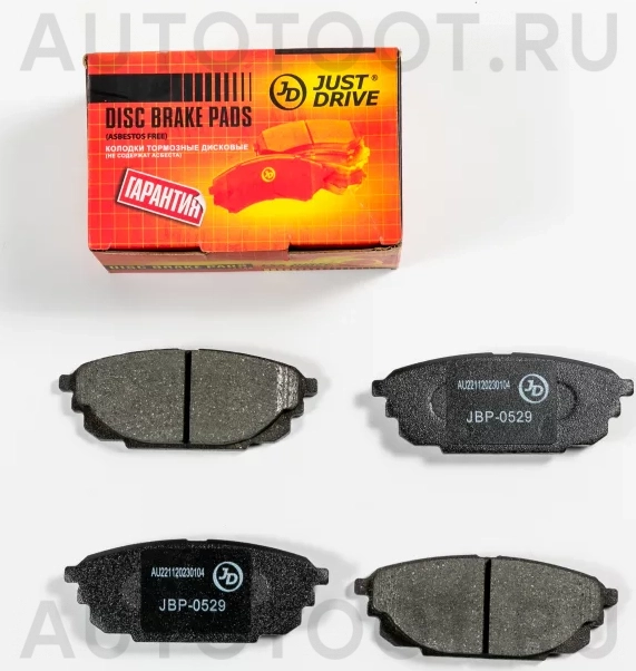 Колодки тормозные дисковые, задние - Артикул JBP0529 - Производитель Just Drive - Фото, Отзывы, Цены