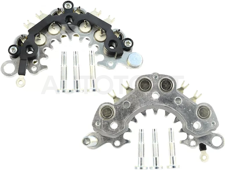 Диодный мост генератора NISSAN ALMERA N16 00-01/PRIMERA P11/P12 02- QG15DE/QG16DE/QG18DE D=114mm