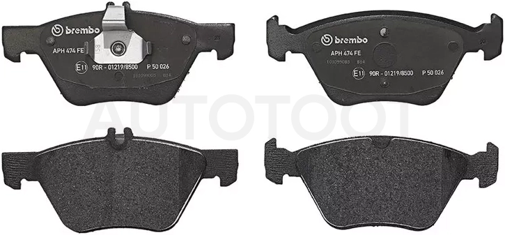 Колодки тормозные (Спереди) Mercedes-Benz E-Class 95-03 / Chrysler Crossfire 04-08 / Mercedes-Benz CLK-Class 97-02 / SLK-Class 96-04