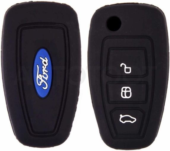 FORD Чехол на ключ автомобильный SW силиконовый FORD 2012 FOCUS