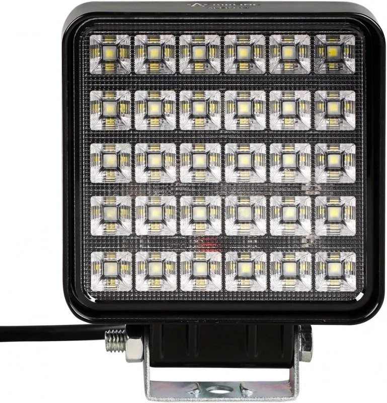 Фара светодиод. квадратная, 30LED, рассеянный свет, 36Вт, 108х108х47мм, 12/24В, PRO - Артикул ALED102 - Производитель Airline - Фото, Отзывы, Цены
