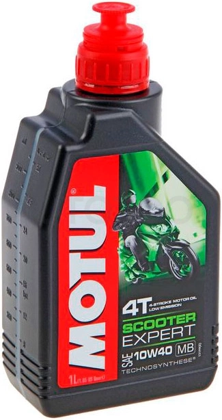 10W-40 Масло моторное полусинтетическое Scooter Expert 4T 1л - Артикул 105935 - Производитель MOTUL - Фото, Отзывы, Цены