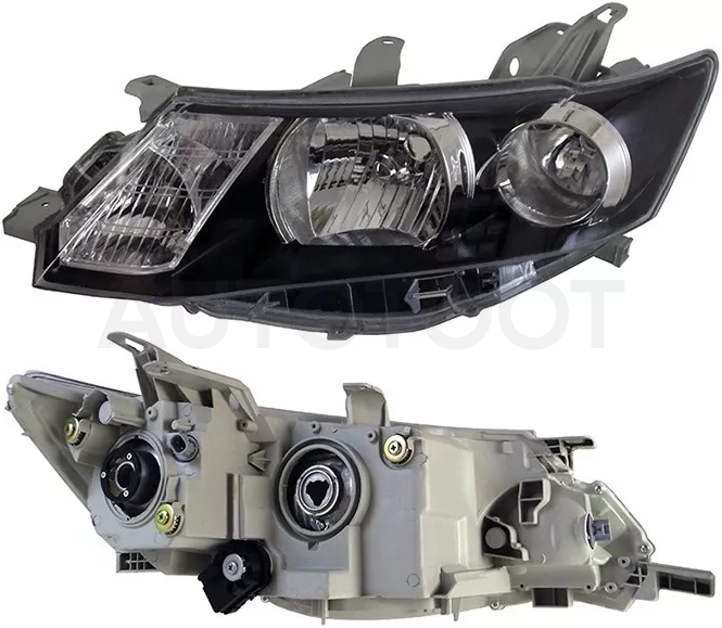 Фара Toyota Allion (T260) 07-10 (Слева/ Галоген/ Чёрная) - Артикул ST20447L - Производитель Sat - Фото, Отзывы, Цены
