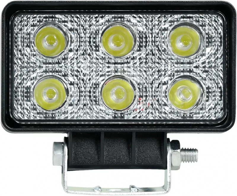 Фара светодиод. прямоугольная, 6LED, направленный свет, 18Вт, 110x81x46мм, 12/24В, PLUS - Артикул ALED121 - Производитель Airline - Фото, Отзывы, Цены