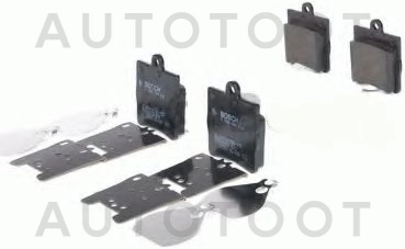 Колодки тормозные задние, ширина 73mm высота 64mm -689000SX Stellox для MERCEDES E-CLASS, MERCEDES C-CLASS