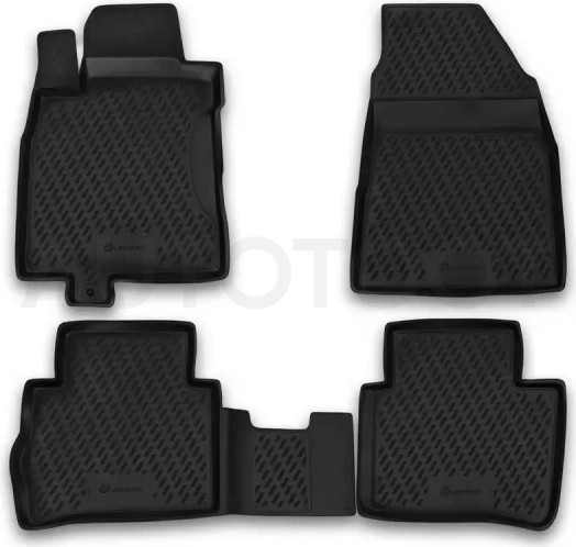Коврики в салон NISSAN Tiida 2004-2015, 4 шт. (полиуретан) / Ниссан Тиида - Артикул CARNIS00029 - Производитель Element - Фото, Отзывы, Цены