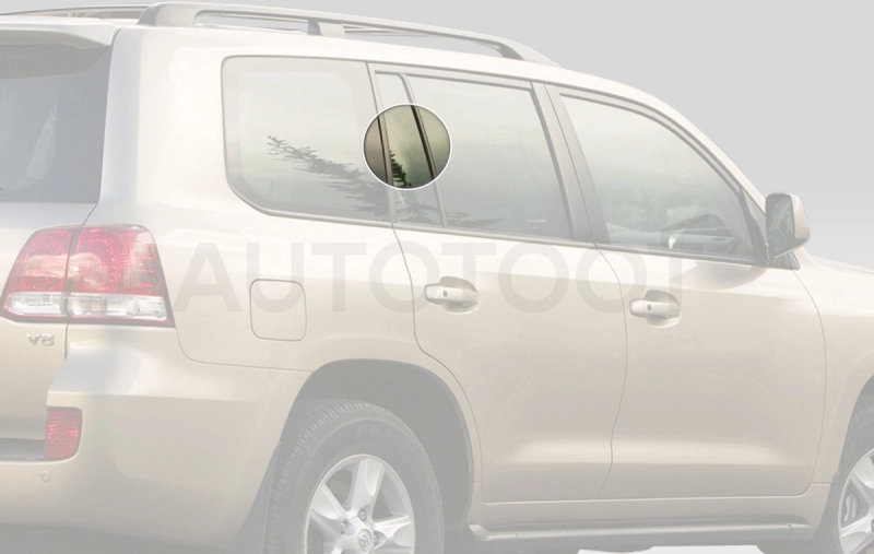 Стекло форточки (уголок) задней правой двери -  для TOYOTA LAND CRUISER, LEXUS LX570