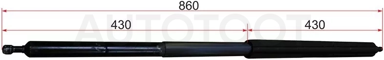 Амортизатор крышки багажника Toyota Land Cruiser Prado (J150) 09-24 / Lexus GX 09-19