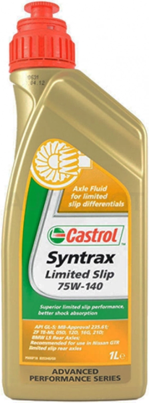 75W-140 Масло трансмиссионное синтетическое "Syntrax Limited Slip 75W-140", 1л - Артикул 1543CD - Производитель CASTROL - Фото, Отзывы, Цены