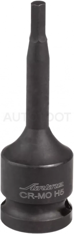 Головка ударная торцевая 1/2"DR внешний шестигранник H5, L=78мм