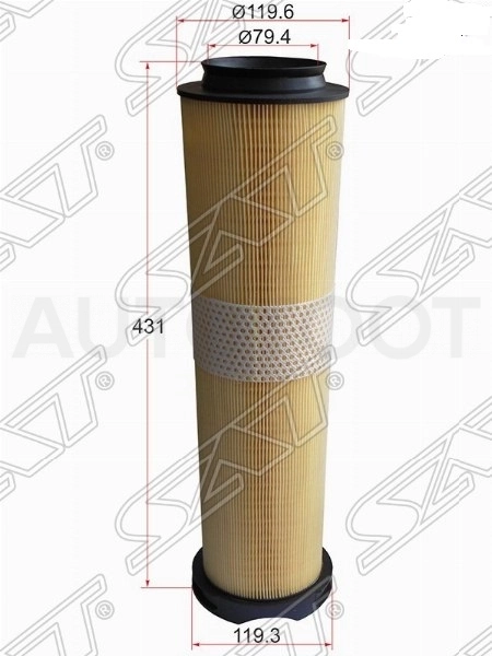 Фильтр воздушный CDI M648/646 дизель -STA6110940204 Sat для MERCEDES E-CLASS, MERCEDES S-CLASS