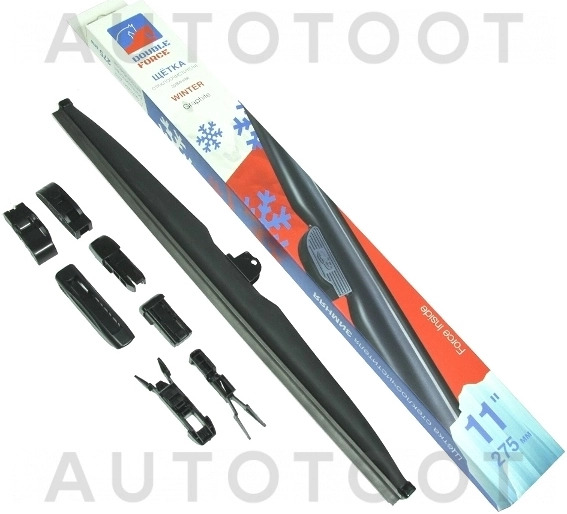 Щетка стеклоочистителя зимняя 280мм (11") DOUBLE FORCE - Артикул DFW11 - Производитель Double Force - Фото, Отзывы, Цены