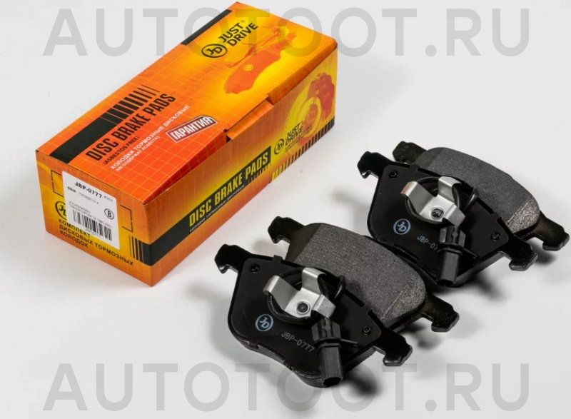 Колодки тормозные дисковые передние, комплект - Артикул JBP0777 - Производитель Just Drive - Фото, Отзывы, Цены