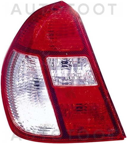 Фонарь задний левый (красно-белый) -5511932LUECR Depo для RENAULT CLIO, RENAULT CLIO SYMBOL