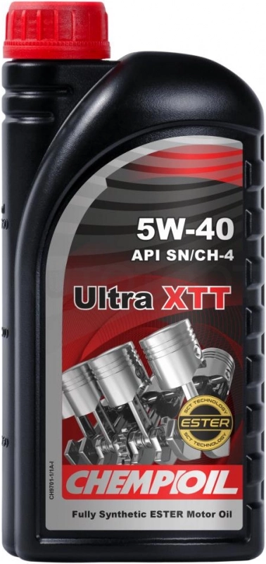 Масло моторное синтетическое CHEMPIOIL 5W-40 Ultra XTT SN/CH 1л - Артикул CH97011E - Производитель CHEMPIOIL - Фото, Отзывы, Цены