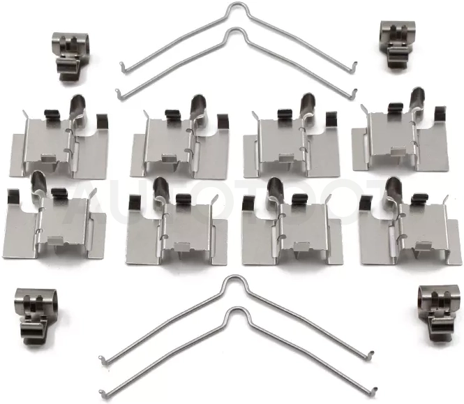 Комплект монтажный тормозных колодок FR TOYOTA CAMRY 17-/HARRIER 13-20/HIGHLANDER 08-15/RAV4 12