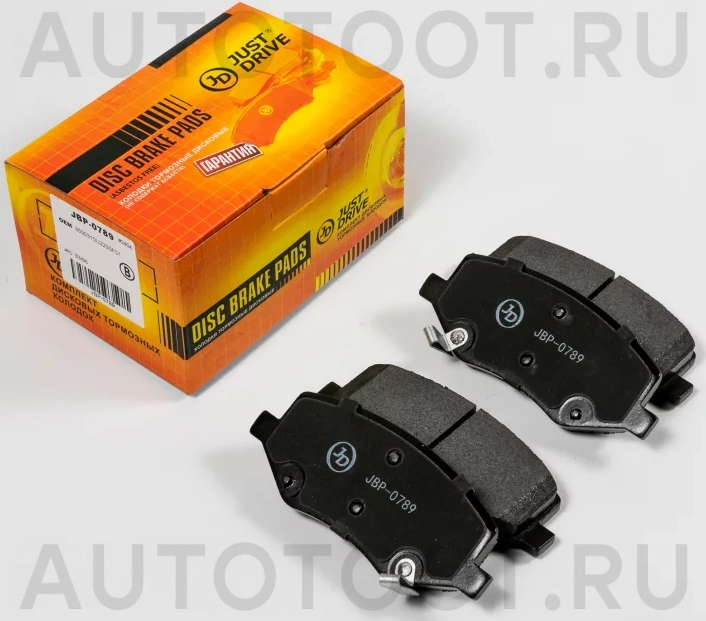 Колодки тормозные дисковые передние, комплект - Артикул JBP0789 - Производитель Just Drive - Фото, Отзывы, Цены
