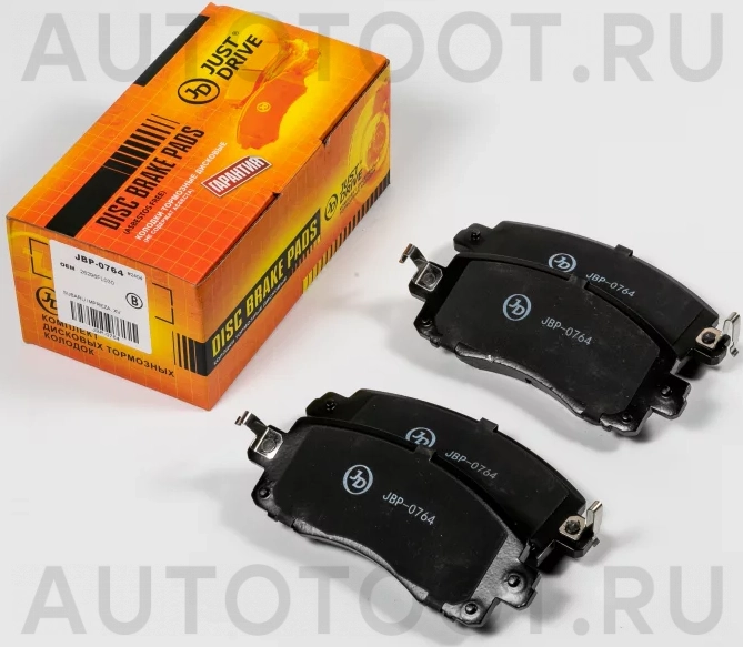 Колодки тормозные дисковые, комплект - Артикул JBP0764 - Производитель Just Drive - Фото, Отзывы, Цены