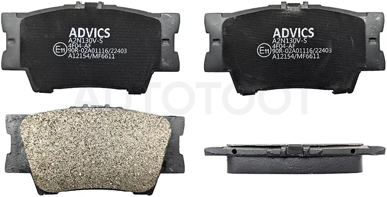Колодки тормозные (Сзади) Toyota Camry (XV40,XV50) 01-21 / Harrier (XU60) 13-20 / RAV4 (XA30,XA40) 05-19 / Lexus ES 06-12 / GS 05-12 / HS 09-18 / Toyota Camry UAE/USA 06-17