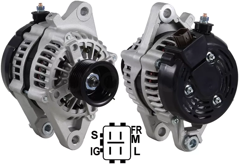 Генератор TOYOTA FORTUNER/HI-LUX/INNOVA/QUANTUM 2.7D 04- 1/2TRFE 12V 90A
