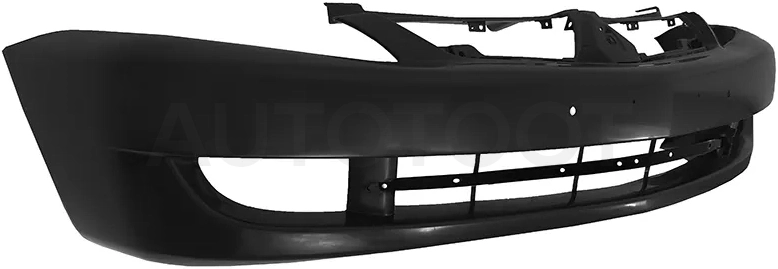 Бампер передний Mitsubishi Lancer 05-10 / Lancer Japan 05-10 (Под молдинг(и)/ Под ПТФ)