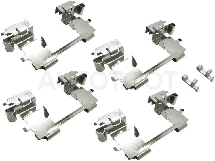Комплект монтажный тормозных колодок FR TOYOTA HARRIER/LEXUS RX3## 03