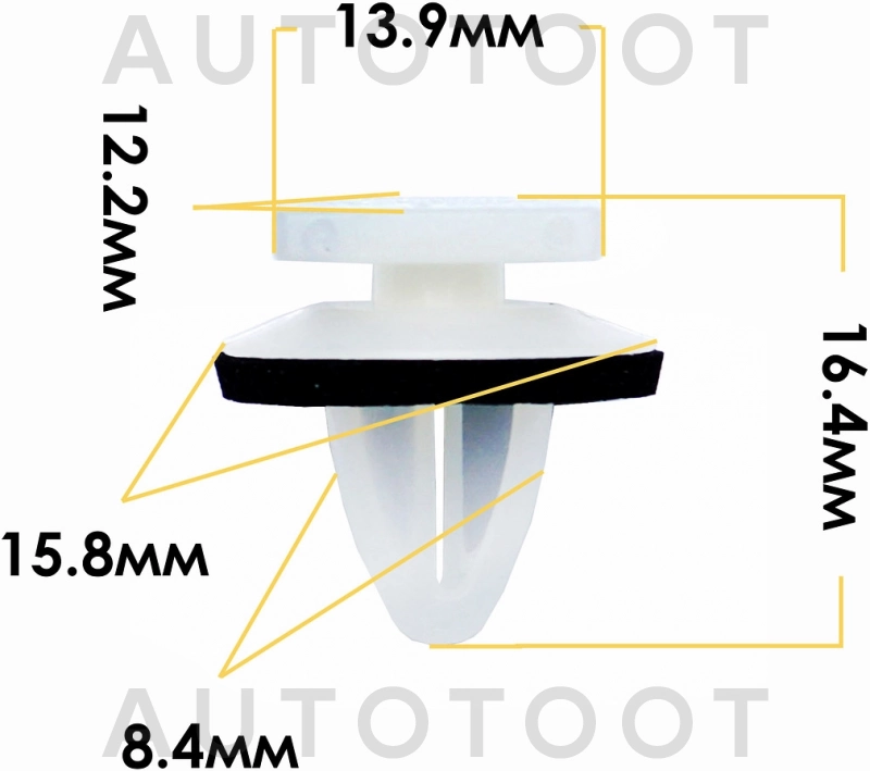 Клипса MB608104 -KJ801 Masuma для MITSUBISHI RVR, MITSUBISHI PAJERO, MITSUBISHI LANCER