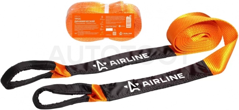 Трос динамический 5 т, 5 м (стропа рывковая) - Артикул ATRD5 - Производитель Airline - Фото, Отзывы, Цены