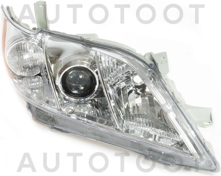 Фара правая (под корректор, желтый габарит) -21211Q6RLDEM Depo для TOYOTA CAMRY