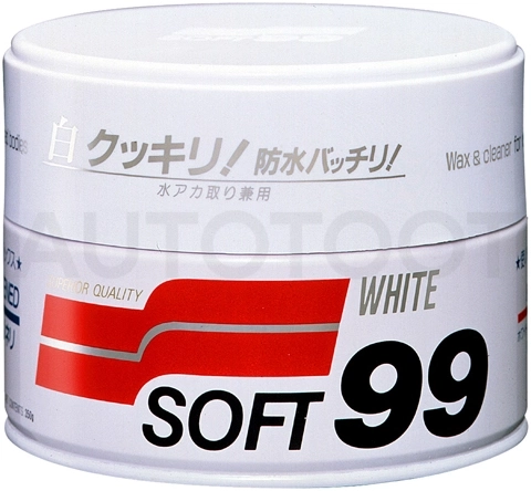 Полироль для кузова защитный Soft99 Soft Wax для светлых, 350 гр
