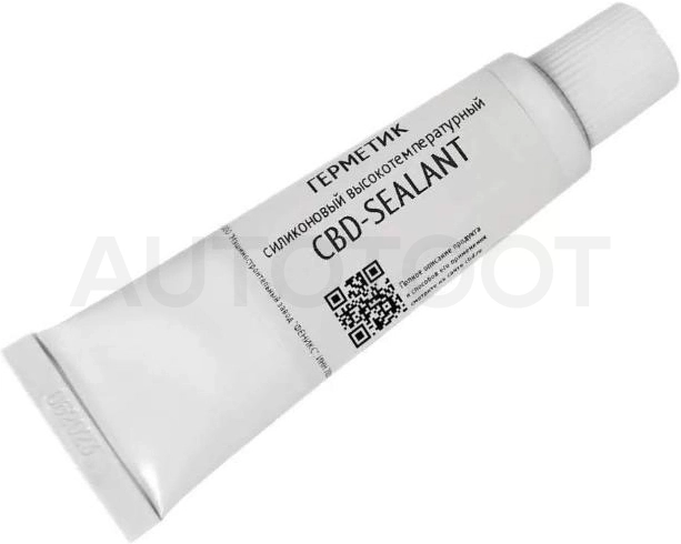 Герметик силиконовый высокотемпературный CBD-SEALANT (красный, -50°С/+350°С) 60 грамм
